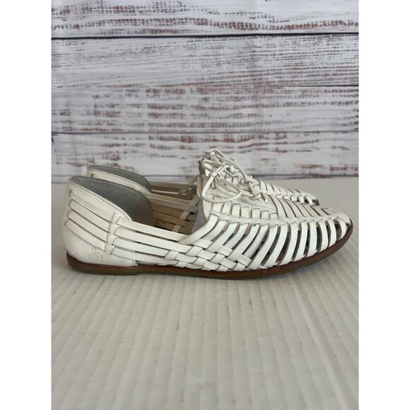 Sam Edelman Rishel woven leather flats White Size 7M - Picture 4 of 12
